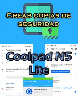 Cómo crear copias de seguridad en Coolpad N5 Lite