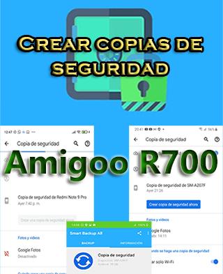 Cómo hacer copias de seguridad en el Amigoo R700