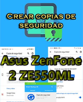 Cómo crear copias de seguridad en el Asus ZenFone 2 ZE550ML