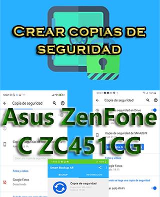 Cómo hacer copias de seguridad en el Asus ZenFone C ZC451CG
