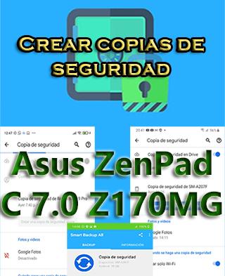 Cómo crear copias de seguridad en el Asus ZenPad C 7.0 Z170MG