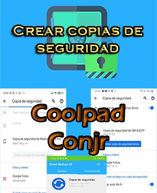 Cómo crear copias de seguridad en el Coolpad Conjr