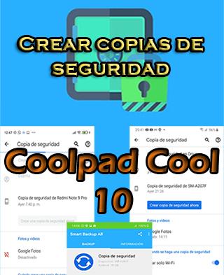 Cómo crear copias de seguridad en el Coolpad Cool 10