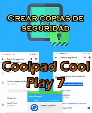 Cómo crear copias de seguridad en el Coolpad Cool Play 7