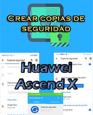 Cómo hacer copias de seguridad en el Huawei Ascend X
