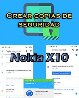 Cómo hacer copias de seguridad en el Nokia X10