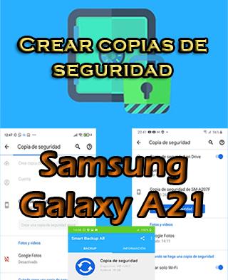 Cómo hacer copias de seguridad en el Samsung Galaxy A21
