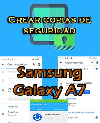 Cómo hacer copias de seguridad en el Samsung Galaxy A7