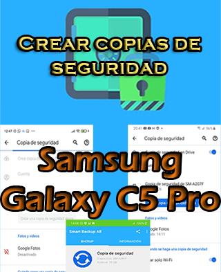 Cómo crear copias de seguridad en el Samsung Galaxy C5 Pro