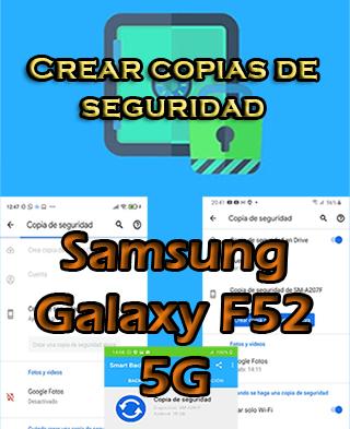 Cómo hacer copias de seguridad en el Samsung Galaxy F52 5G