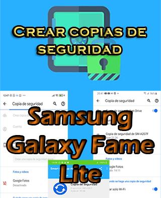 Cómo crear copias de seguridad en el Samsung Galaxy Fame Lite