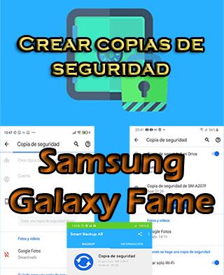 Cómo hacer copias de seguridad en el Samsung Galaxy Fame