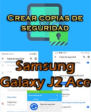 Cómo hacer copias de seguridad en el Samsung Galaxy J2 Ace
