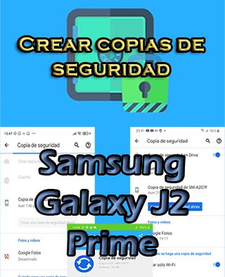 Cómo hacer copias de seguridad en el Samsung Galaxy J2 Prime