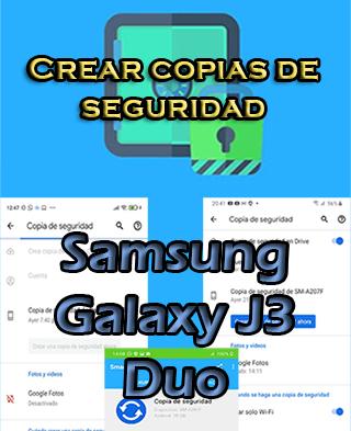 Cómo crear copias de seguridad en el Samsung Galaxy J3 Duo