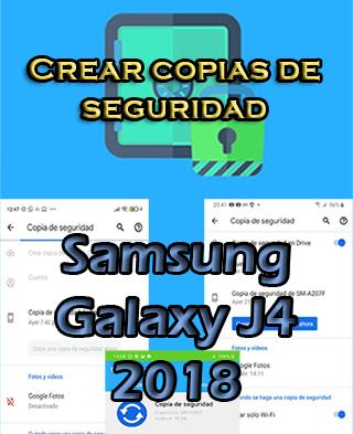 Cómo crear copias de seguridad en el Samsung Galaxy J4 2018