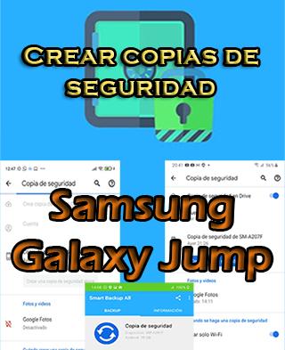 Cómo crear copias de seguridad en el Samsung Galaxy Jump