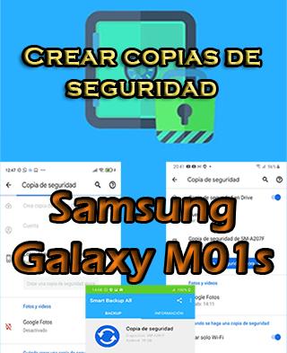 Cómo crear copias de seguridad en el Samsung Galaxy M01s