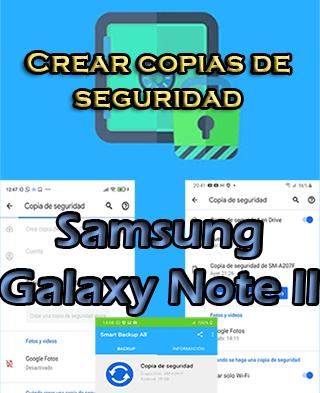 Cómo hacer copias de seguridad en el Samsung Galaxy Note II