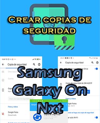 Cómo crear copias de seguridad en el Samsung Galaxy On Nxt