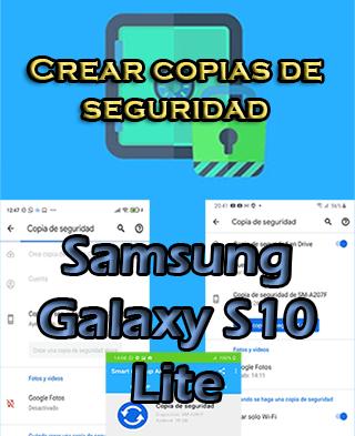 Cómo crear copias de seguridad en el Samsung Galaxy S10 Lite