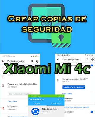 Cómo hacer copias de seguridad en el Xiaomi Mi 4c