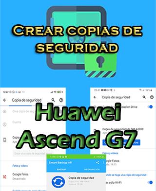 Cómo crear copias de seguridad en Huawei Ascend G7