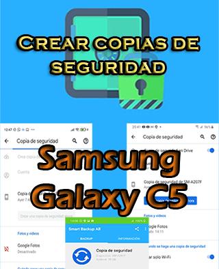 Cómo crear copias de seguridad en Samsung Galaxy C5