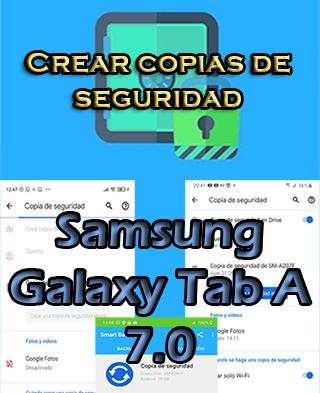 Cómo crear backups del Samsung Galaxy Tab A 7.0