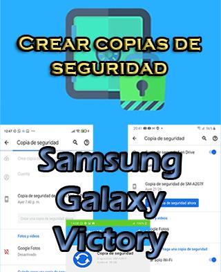Cómo hacer backups del Samsung Galaxy Victory
