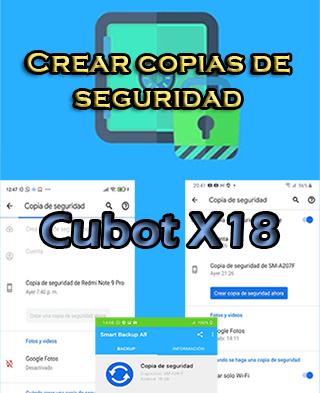 Cómo hacer backups en Cubot X18