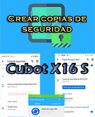 Cómo hacer backups en el Cubot X16 S