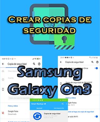 Cómo hacer backups en el Samsung Galaxy On3