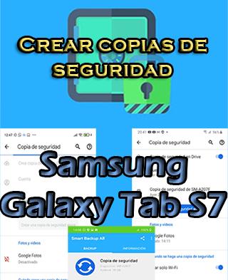 Cómo hacer backups en Samsung Galaxy Tab S7