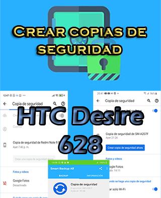Cómo crear backups en el HTC Desire 628