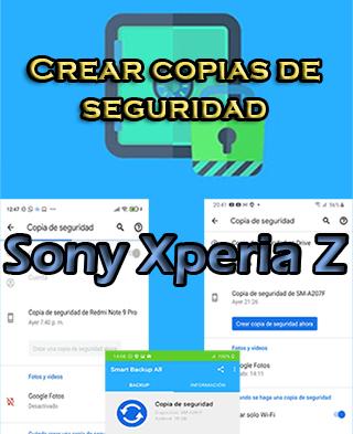 Cómo crear backups en el Sony Xperia Z