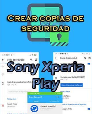 Cómo hacer backups en Sony Xperia Play