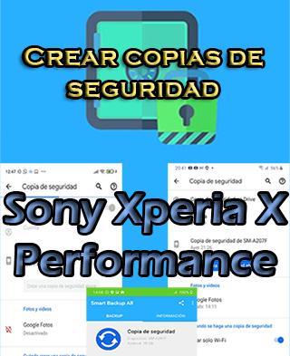 Cómo crear copias de seguridad en el Sony Xperia X Performance