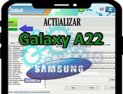 Actualizar el Samsung Galaxy A22 con Odin 3