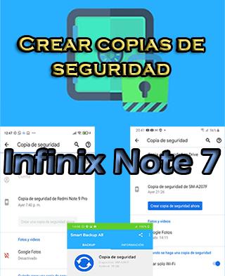 Cómo hacer backups en el Infinix Note 7