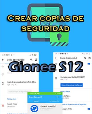 Cómo hacer copias de seguridad del Gionee S12