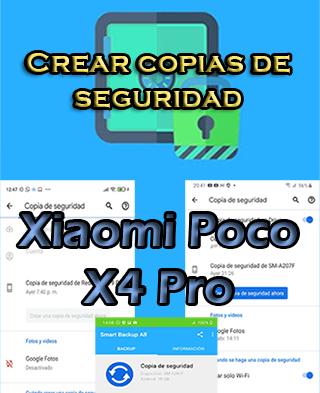 Cómo hacer copias de seguridad del Xiaomi Poco X4 Pro