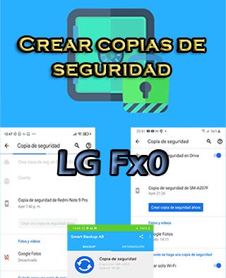 Cómo hacer copias de seguridad en el LG Fx0