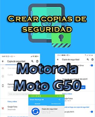 Cómo hacer copias de seguridad en el Motorola Moto G50