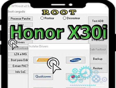 Root para el dispositivo móvil Honor X30i