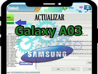 Actualizar Android en Samsung Galaxy A03 con Odin3