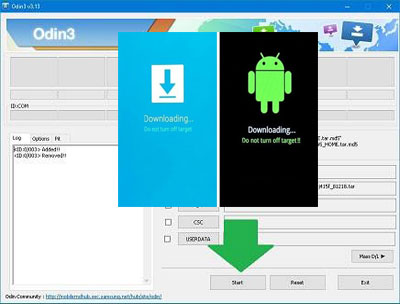 Celular Samsung bloqueado en Downloading Do not turn off target